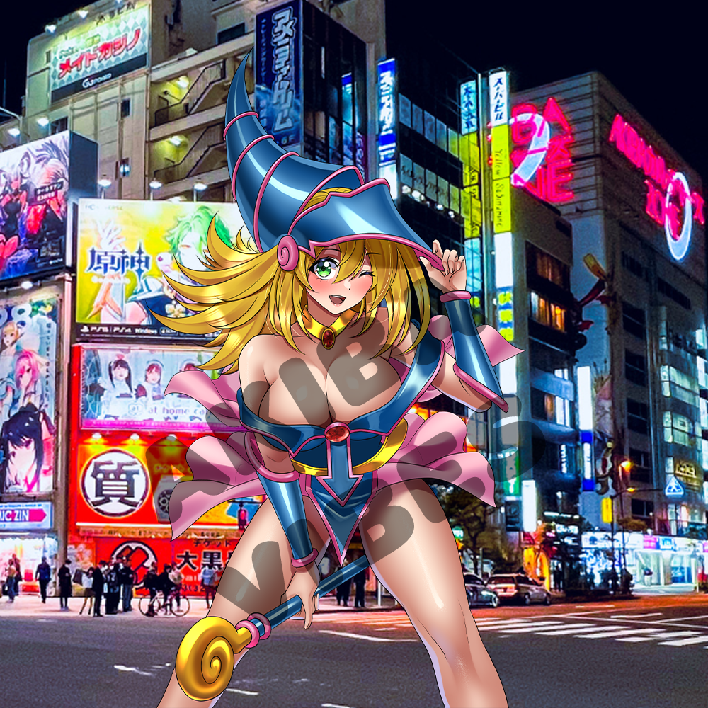 Dark Magician Girl kisscut sticker