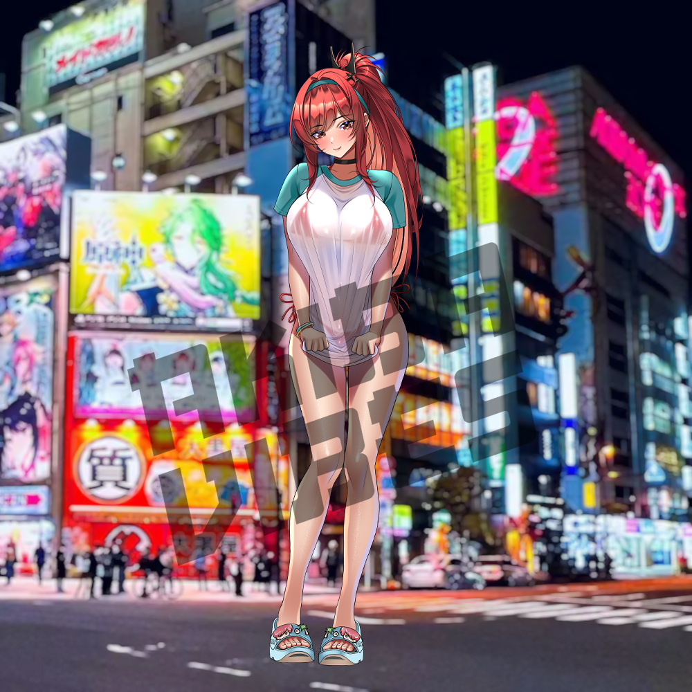 Rapi Red Hood (sfw full body) kisscut sticker