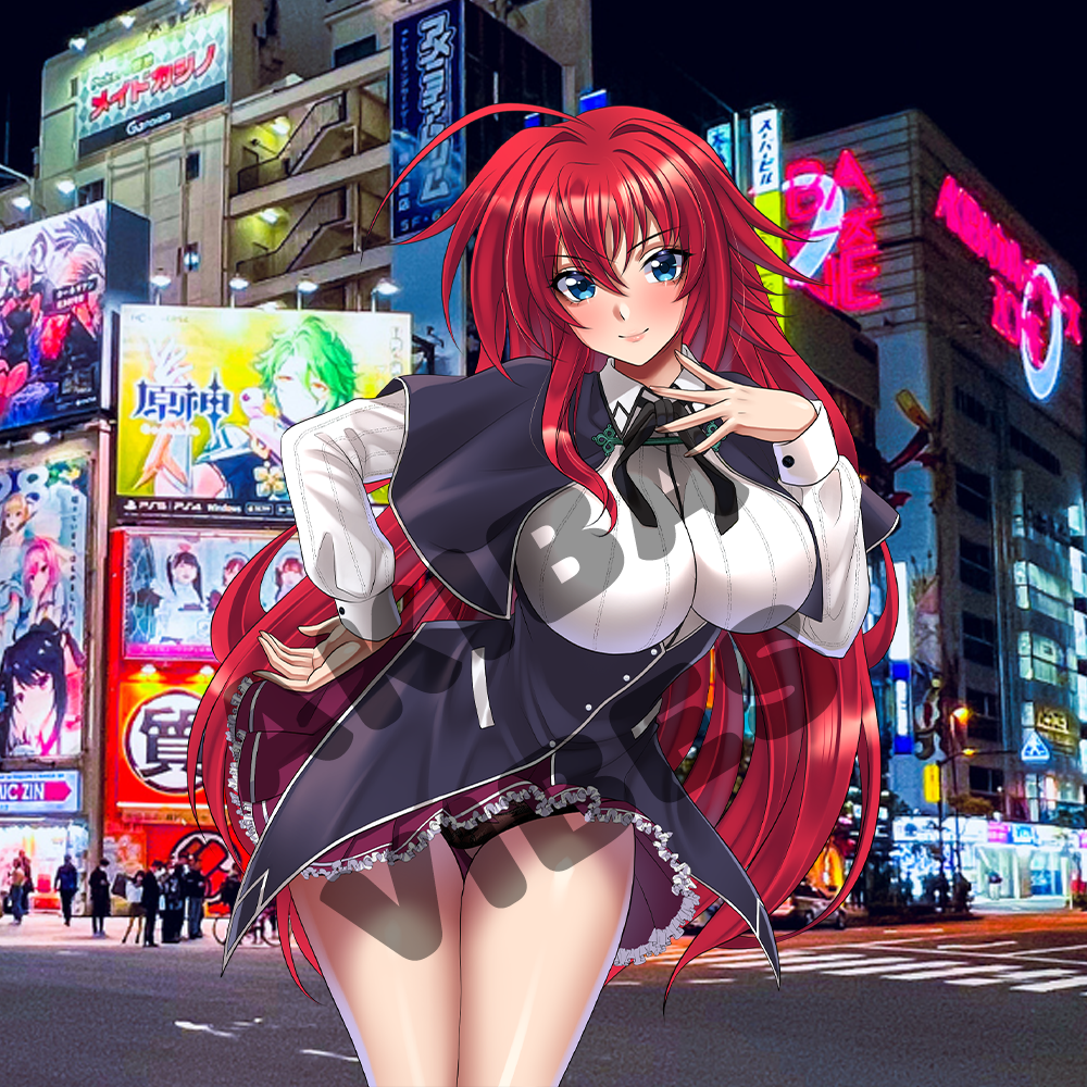 Rias Gremory kisscut sticker