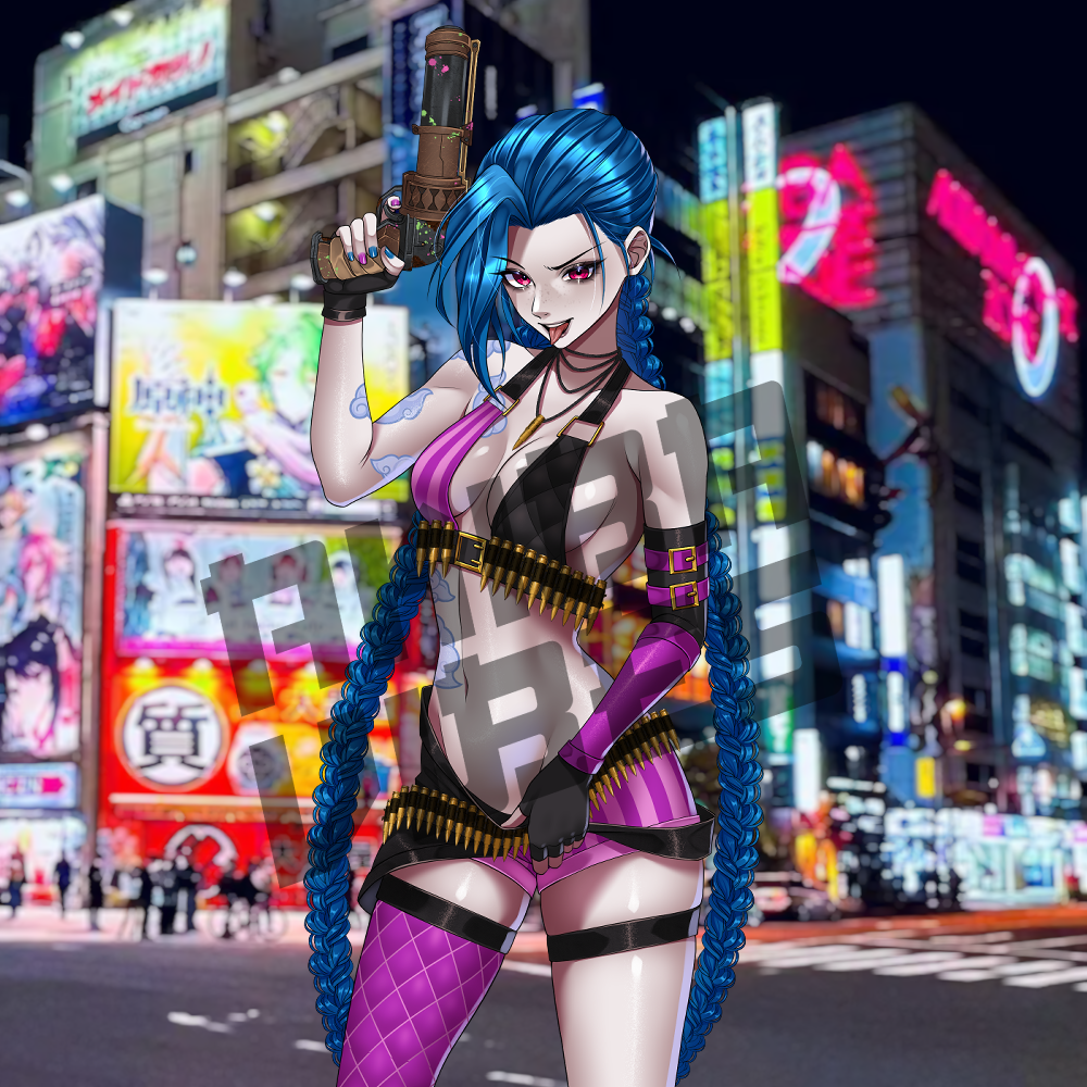 Jinx kisscut sticker