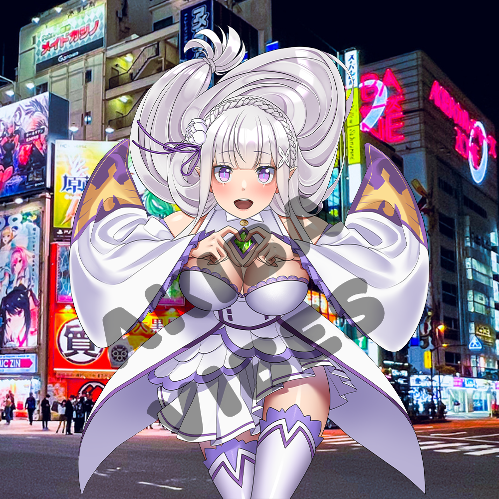 Emilia kisscut sticker