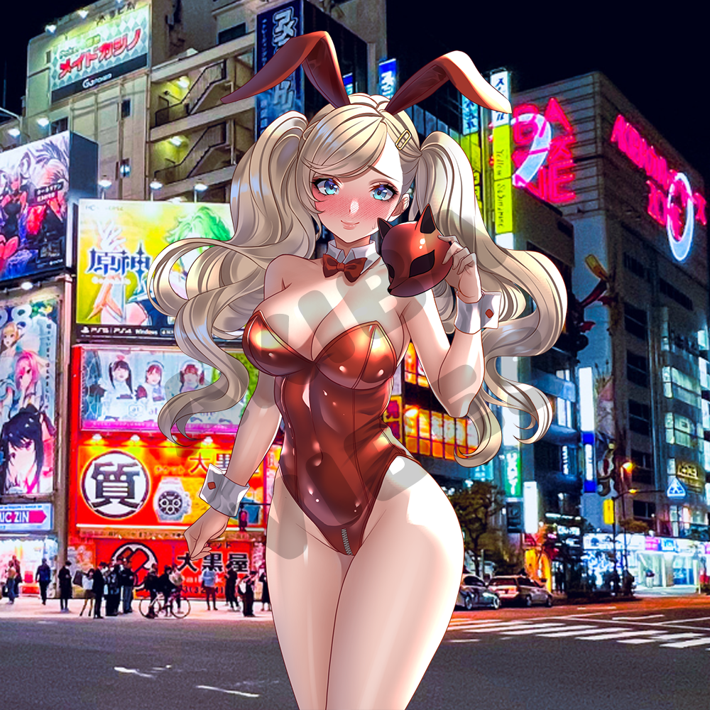 Ann Takamaki kisscut sticker
