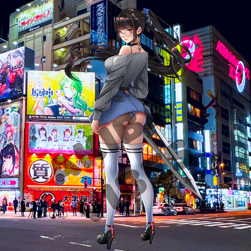 Eve (Daily Force Full Body) kisscut sticker