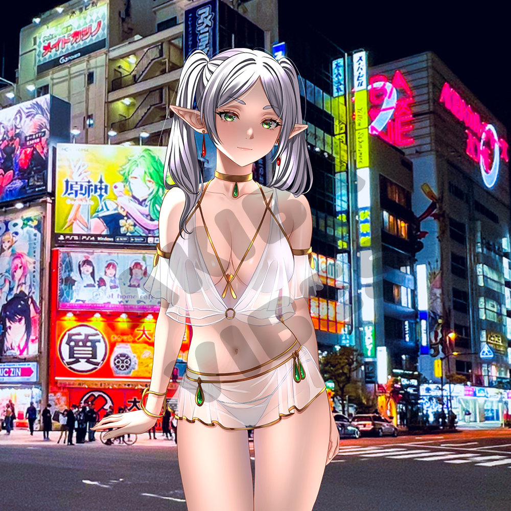 Frieren kisscut sticker