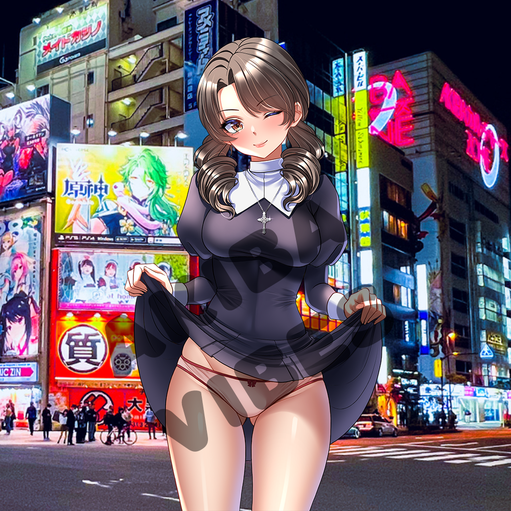 Miyuri kisscut sticker