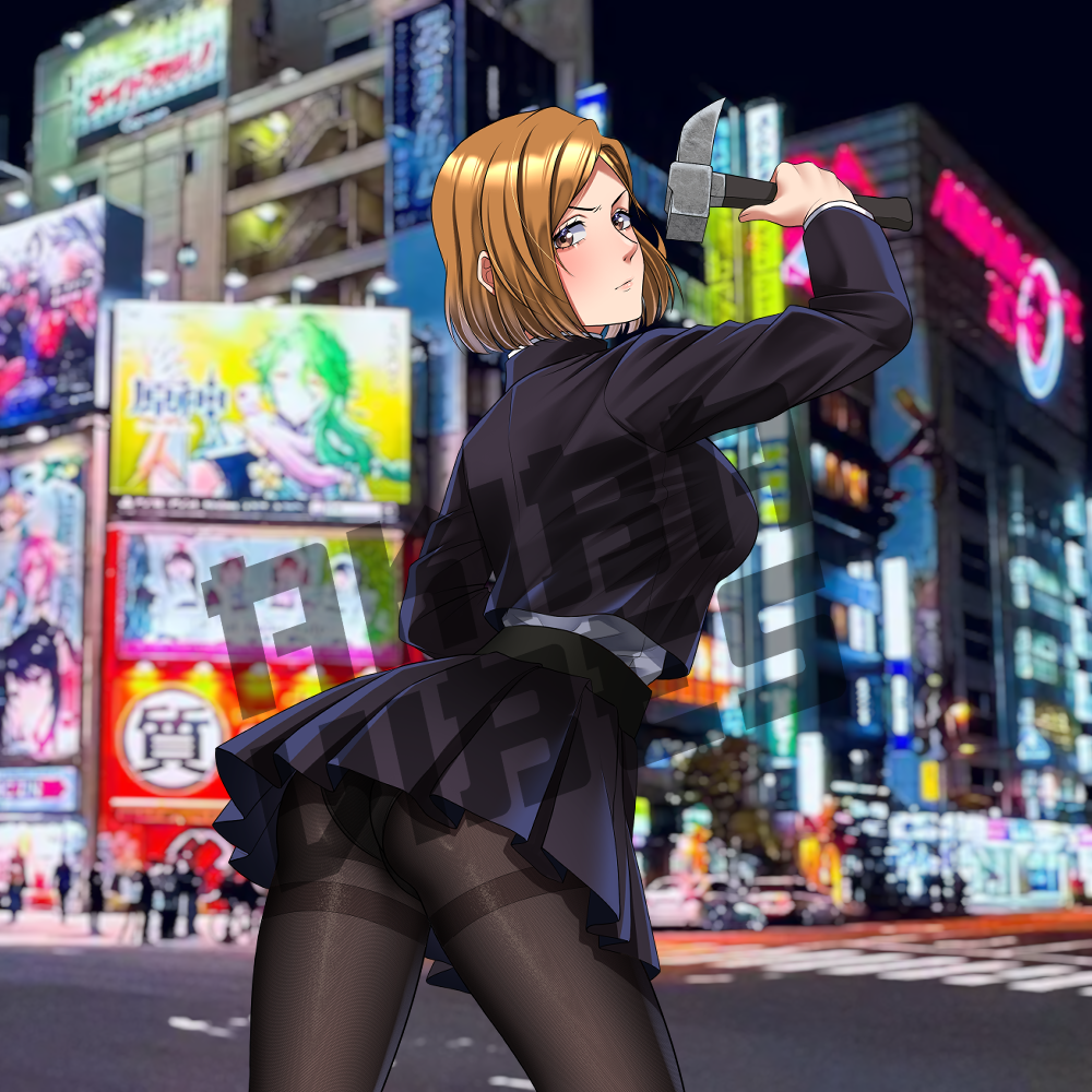 Nobara kisscut sticker