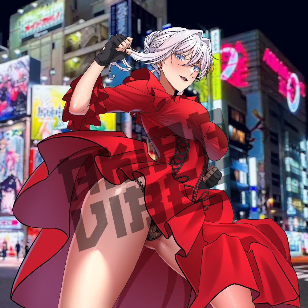 Scarlet El Vandimion kiss cut sticker