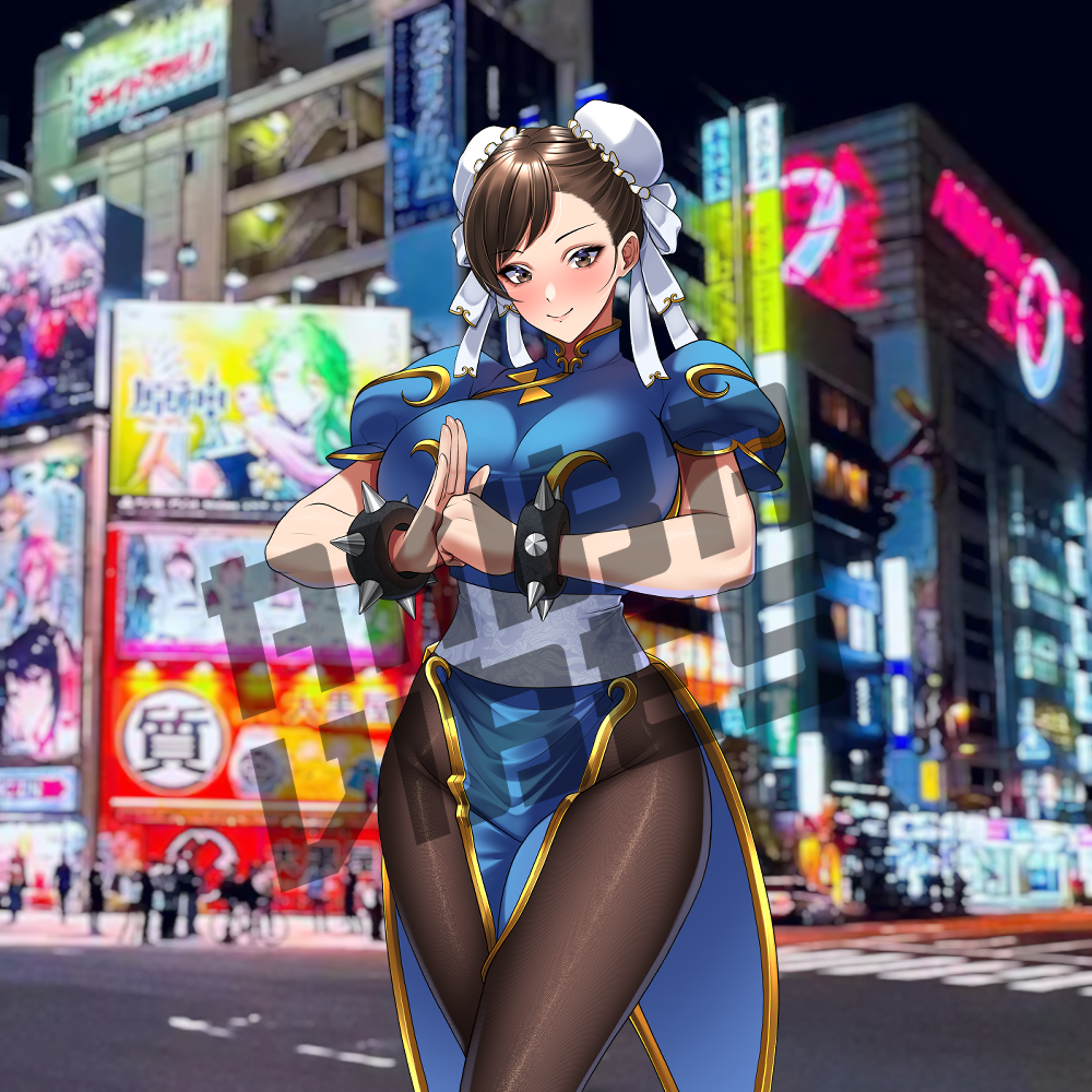 Chun Li kisscut sticker