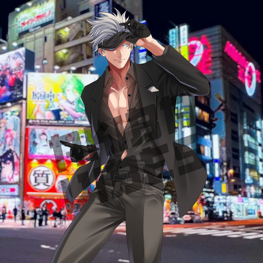 Gojo Satoru kisscut sticker