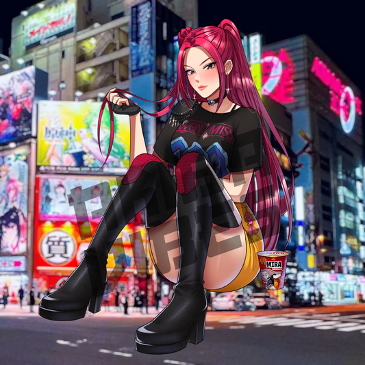 Mira kisscut sticker