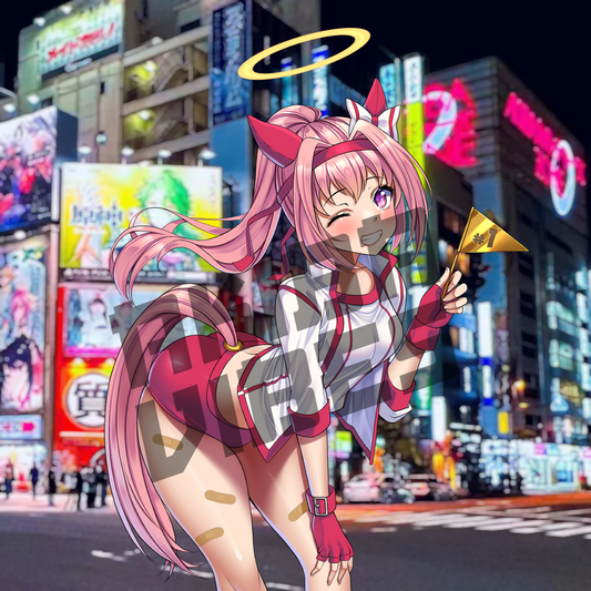 Haru Urara kisscut sticker