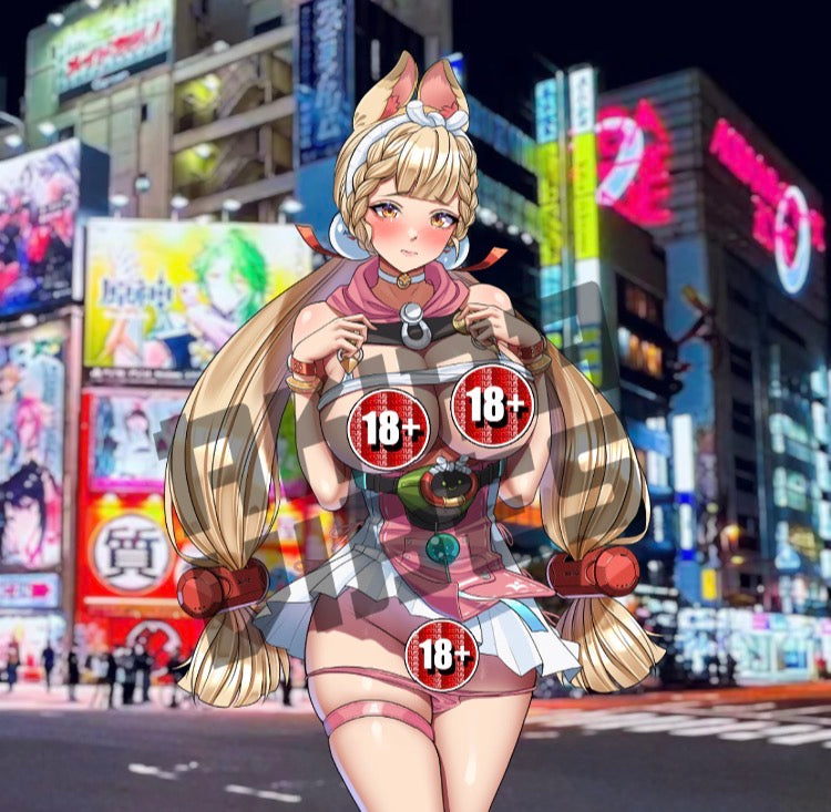 Alice ZZZ 18+ kisscut sticker